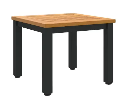 Lauko Stalai Natūralios Ir Juodos Spalvos 45 X 45 X 38 Cm