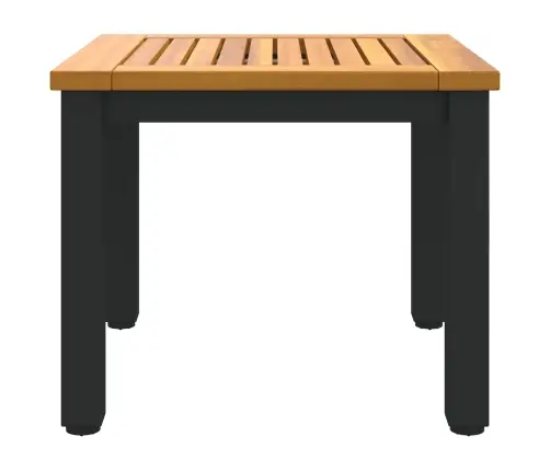 Lauko Stalai Natūralios Ir Juodos Spalvos 45 X 45 X 38 Cm