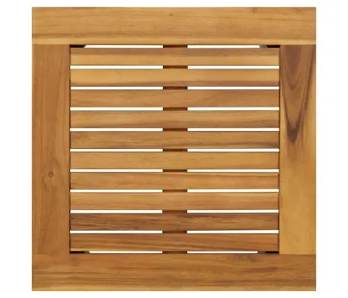 Dārza Sānu Galds 45X45X38 Cm Cietā Akācijas Kokā Vidaxl