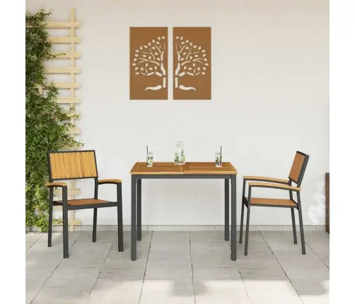 Virna Tool 2 Pcs Pruun 56 X 57 X 87 Cm Tugev Akatsiapuu