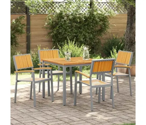 Aia Tool 4 Pcs Pruun 56 X 57 X 87 Cm Akaatsiapuit