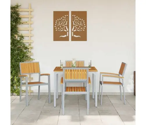 Aia Tool 4 Pcs Pruun 56 X 57 X 87 Cm Akaatsiapuit