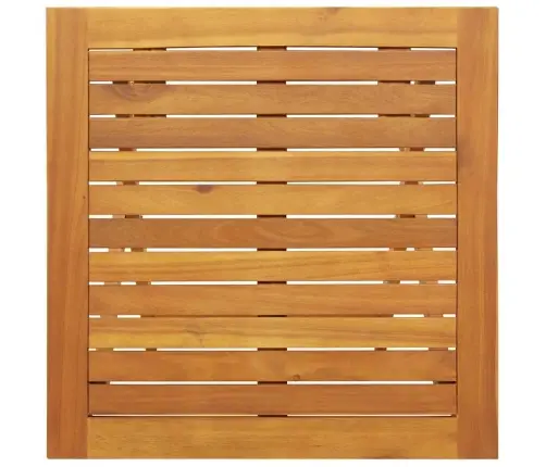 Salokāmais Dārza Galds Kvadrātveida 60X60X72 Cm Cieta Koka Akācijas Vidaxl