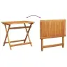 Sodo Stalas Ruda 90 X 55 X 75 Cm Akacijos Medienos Masyvas Sodo Stalas Ruda 90 X 55 X 75 Cm Akacijos Medienos Masyvas