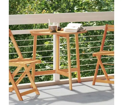 Dārza Galds Brūna 78 X 46 X 75 Cm Cietā Akācijas Koks Vidaxl