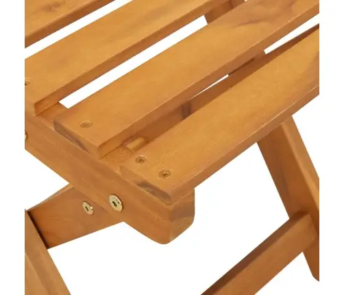 Sodo Kėdė 2 Pcs Ruda 36 X 46 X 86Cm Akacijos Medienos Masyvas