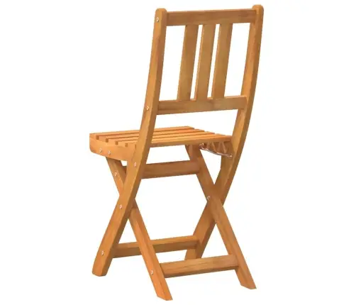 Sodo Kėdė 2 Pcs Ruda 36 X 46 X 86Cm Akacijos Medienos Masyvas