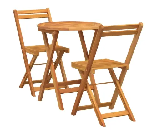 Sodo Valgomojo Komplektas Su Pagalve 3 Pcs Natūralus Aliejus