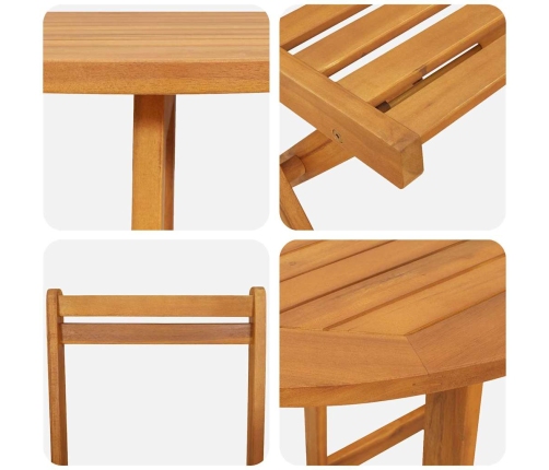 Bistrokomplekt 3 Pcs Pruun Tugev Akaatsiapuit