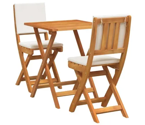 Bistro Komplektas Su Pagalve 3 Pcs Natūralus Aliejus