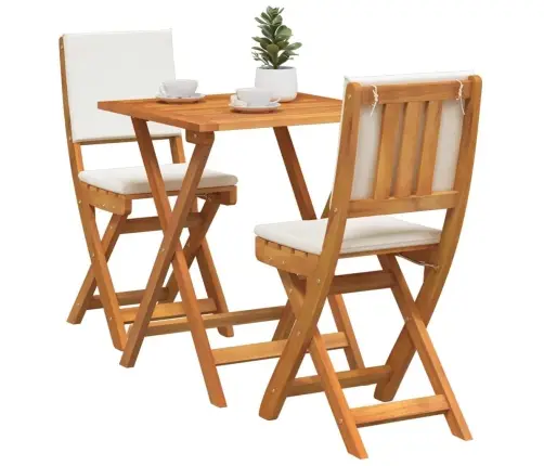 Bistro Komplektas Su Pagalve 3 Pcs Natūralus Aliejus