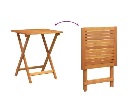 Bistrokomplekt Padjaga 3 Pcs Õlilahus Tugev Akatsiapuu