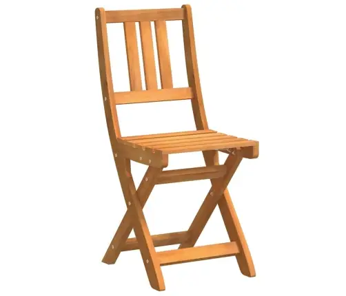 3 Daļu Saliekamais Bistro Komplekts No Cietā Akācijas Koka Vidaxl