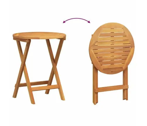 Bistro Komplektas Su Pagalve 3 Pcs Natūralus Aliejus