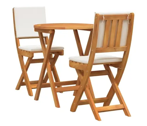 Bistro Komplektas Su Pagalve 3 Pcs Natūralus Aliejus