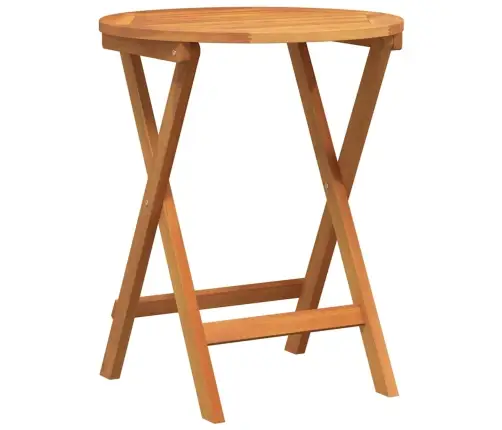 3 Daļu Salokāms Bistro Komplekts Ar Spilveniem No Solidā Akācijas Koka Vidaxl