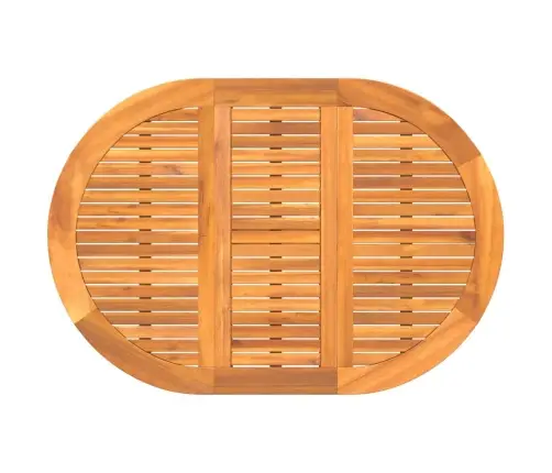 Sodo Stalas 5 Pcs Ruda 110 X 60 X 72 Cm