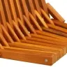 Kokkupandavad Aia Toolid 2 Pcs Pruun 56 X 69 X 84 M