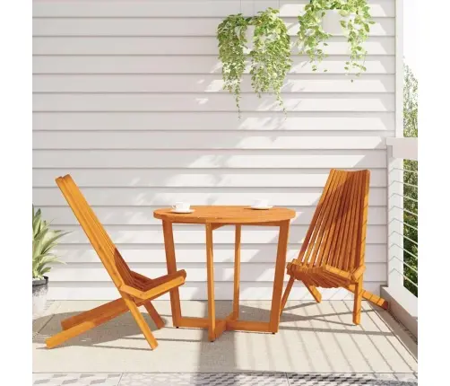 Kokkupandavad Aia Toolid 2 Pcs Pruun 56 X 69 X 84 M