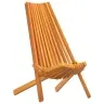 Kokkupandavad Aia Toolid 2 Pcs Pruun 56 X 69 X 84 M