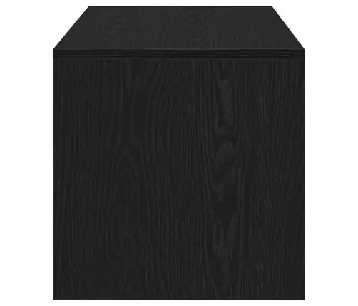 Tv Skapis Melns Ozols 80X40X40 Cm Engineered Wood Vidaxl