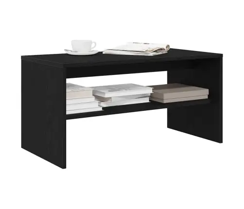 Tv Skapis Melns Ozols 80X40X40 Cm Engineered Wood Vidaxl
