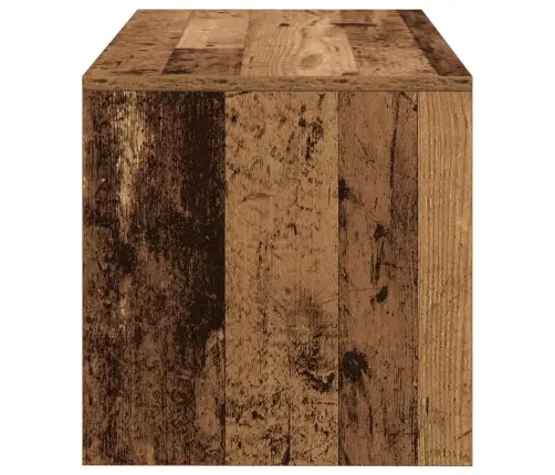 Tv Skapītis, 80X40X40 Cm, Veca Koka, Skaidu Plāksne Vidaxl