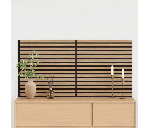 Akustiskie Sienu Paneļi 2 Gab Redeļu 60,5X60 Cm Ozola Finieris Vidaxl