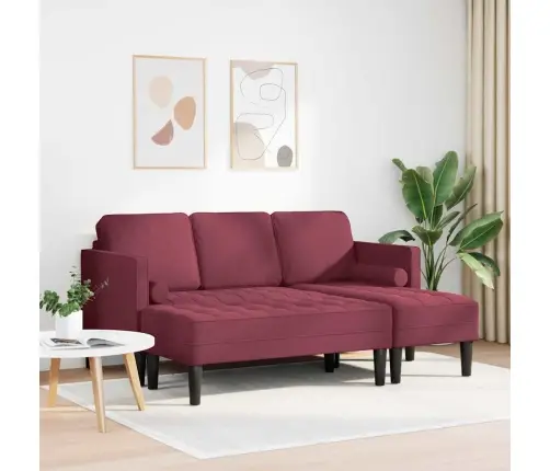 2 Daļu Dīvānu Komplekts Ar Spilveniem Borda Audumā Vidaxl