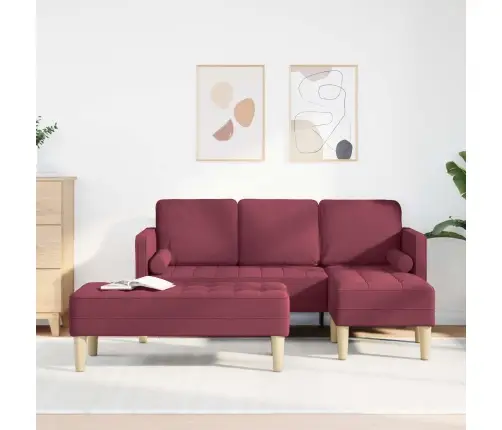 2 Daļu Dīvānu Komplekts Ar Spilveniem Borda Audumā Vidaxl