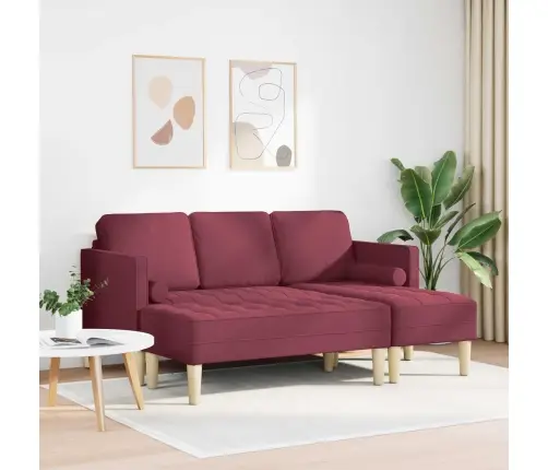 2 Daļu Dīvānu Komplekts Ar Spilveniem Borda Audumā Vidaxl