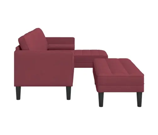 2 Daļu Dīvānu Komplekts Ar Spilveniem Borda Audumā Vidaxl