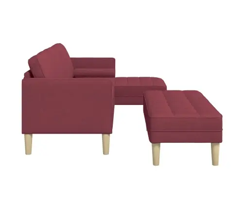 2 Daļu Dīvānu Komplekts Ar Spilveniem Borda Audumā Vidaxl