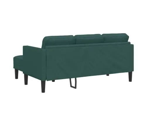 Dīvānu Komplekts 2 Pcs Tumši Zaļš 173 X 131 X 67 Cm Audums Vidaxl