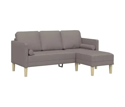 Dīvānu Komplekts 2 Pcs Tumši Pelēka 173 X 131 X 67 Cm Audums Vidaxl