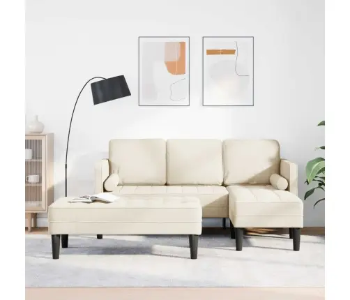 2 Gabalu Dīvānu Komplekts Ar Spilveniem No Lina Vidaxl