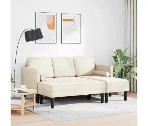 2 Gabalu Dīvānu Komplekts Ar Spilveniem No Lina Vidaxl