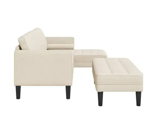 2 Gabalu Dīvānu Komplekts Ar Spilveniem No Lina Vidaxl