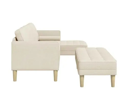 2 Gabalu Dīvānu Komplekts Ar Spilveniem No Lina Vidaxl