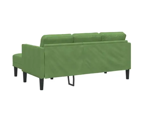 Dīvānu Komplekts 2 Pcs Gaiši Zaļa 173 X 131 X 67 Cm Samts Vidaxl