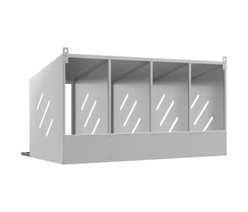 Kanapesakast 4 Kambriga Galvaniseeritud Hõbemetallist