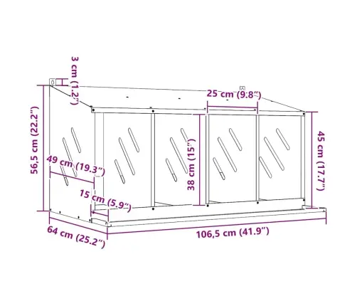Kanapesakast 4 Kambriga Galvaniseeritud Hõbemetallist