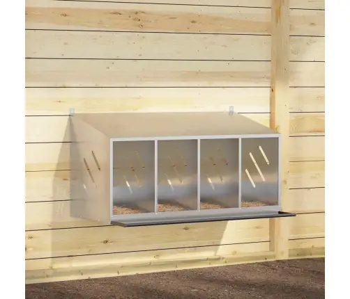 Kanapesakast 4 Kambriga Galvaniseeritud Hõbemetallist