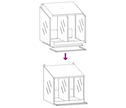 Vistu Ligzdošanas Kaste Ar 2 Nodalījumiem Olīvzaļa Metāla Vidaxl