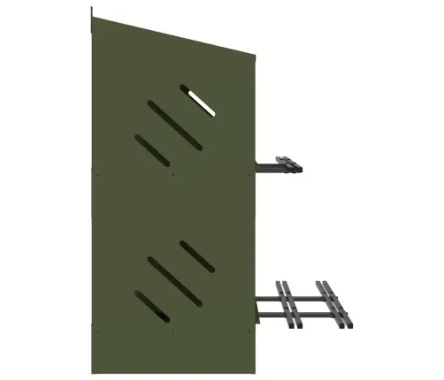 Vištienos Lizdų Dėžutė Su 6 Skyriais Alyvuogių Žalios Spalvos