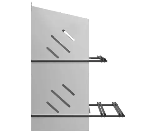Vistu Ligzdošanas Kaste Ar 4Nodalījumiem Cinkota Sudraba Metāla Vidaxl
