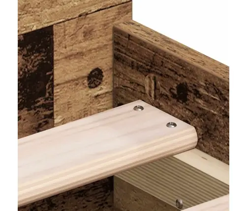 Lovos Rėmas Senovinis Medis 193 X 78 X 50 Cm Apdirbta Mediena