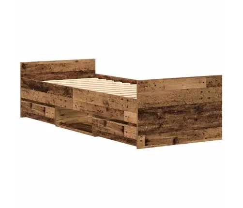 Lovos Rėmas Senovinis Medis 193 X 78 X 50 Cm Apdirbta Mediena