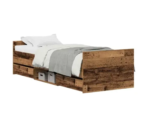 Lovos Rėmas Senovinis Medis 193 X 78 X 50 Cm Apdirbta Mediena