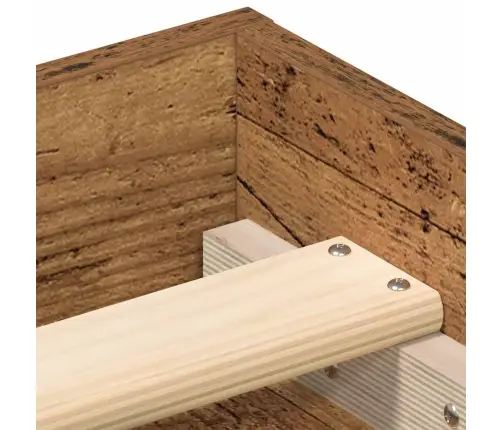 Voodiraam Ilma Madratsita, Vana Puit 75X190 cm Tehispuit